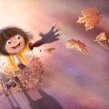 Sophie-Mitchell-cartoon-publishing-Girl-Dog-Autumn