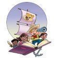 Curt-Walstead-cartoon-reading adventure