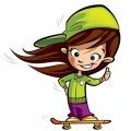 thodoris-tibilis-cartoon-girl-skating